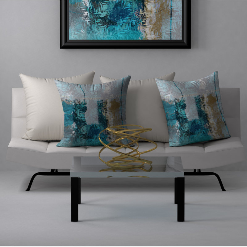 Housse de coussin carrée/insert, 24 po x 24 po