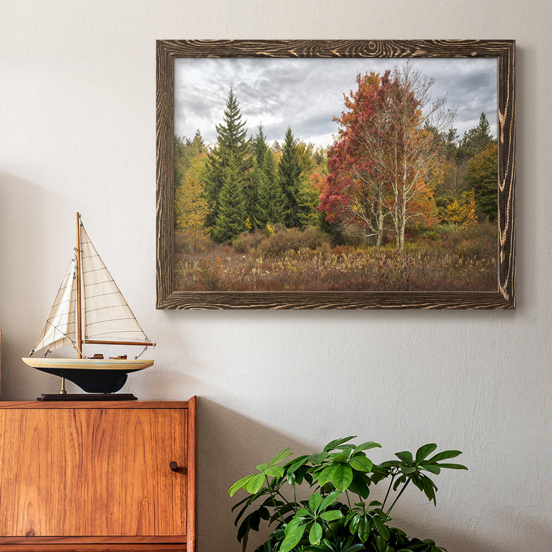 Woodland Variété, reproduction sur toile encadrée, Noyer, H 28 po x l 42 po