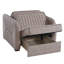 Fauteuil rembourré convertible avec rangement-1898395099