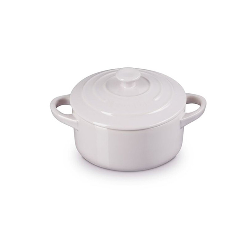 Le Creuset Stonware Mini Round Cocotte, Shallot