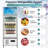 8 Cu Ft Commercial Beverage Display Fridge, Glass Door Cooler with LED Panel