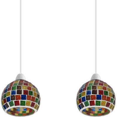 13 cm H Globe Glass Lamp Shade
