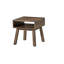 Ensemble de tables basses contemporaines avec tablette de rangement