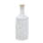 13" White Terracotta Cylinder Jug Vase