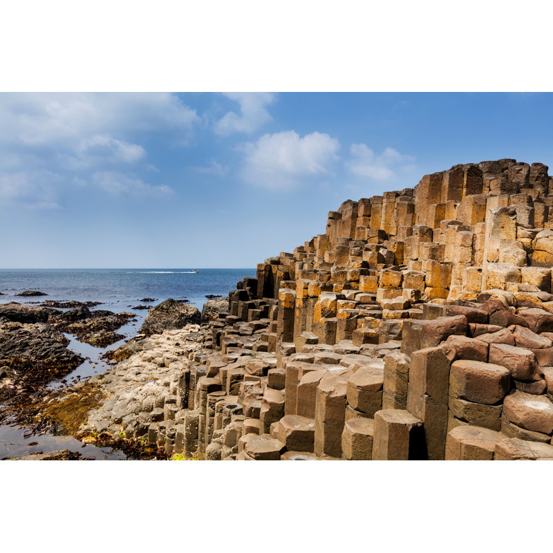 The Giants Causeway by Bart_Kowski - Wrapped Canvas Print, 81cm H x 122cm W