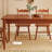 Solid wood dining table rectangular American retro
