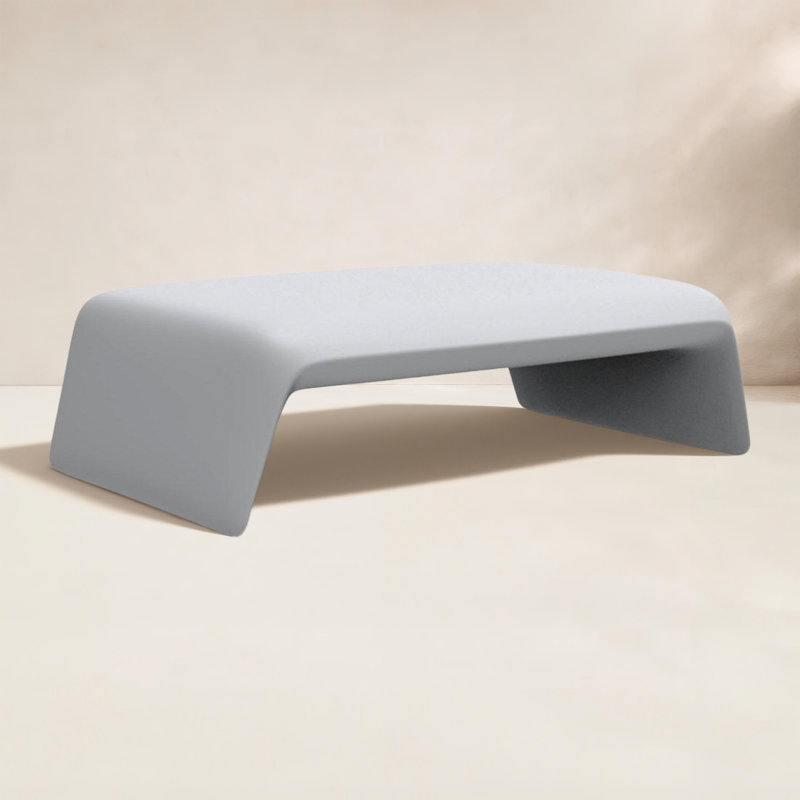 Blow Plastic/Resin Coffee Table, Ice