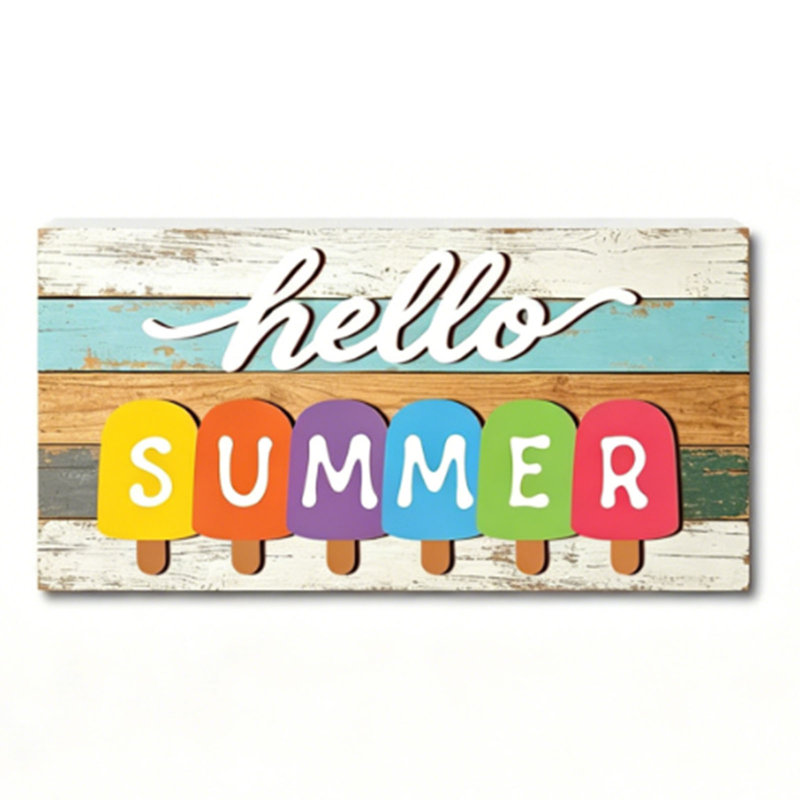 Hello Hello, Antique White/Blue/Brown