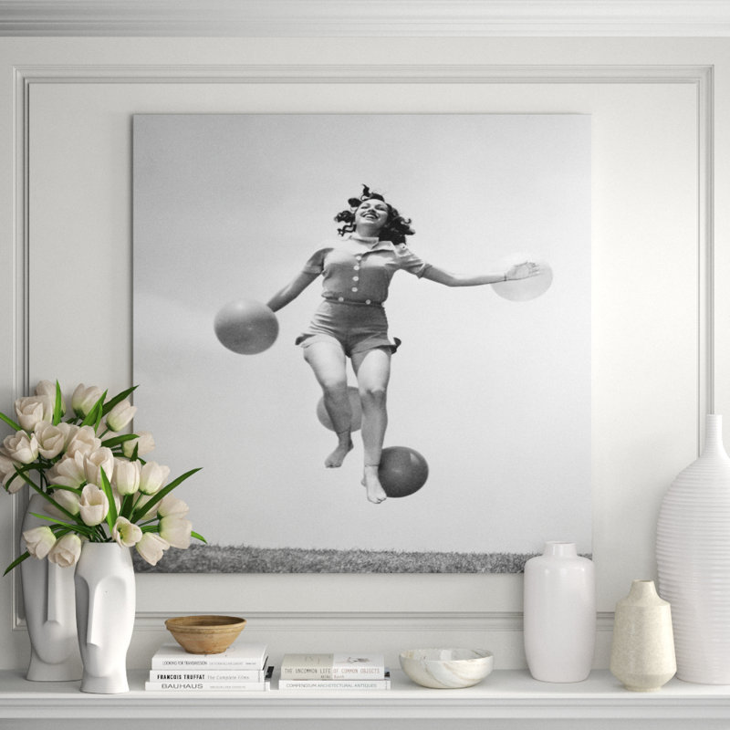 Ballon Girl! Print, Aluminum, 46" H x 46" W x 1" D