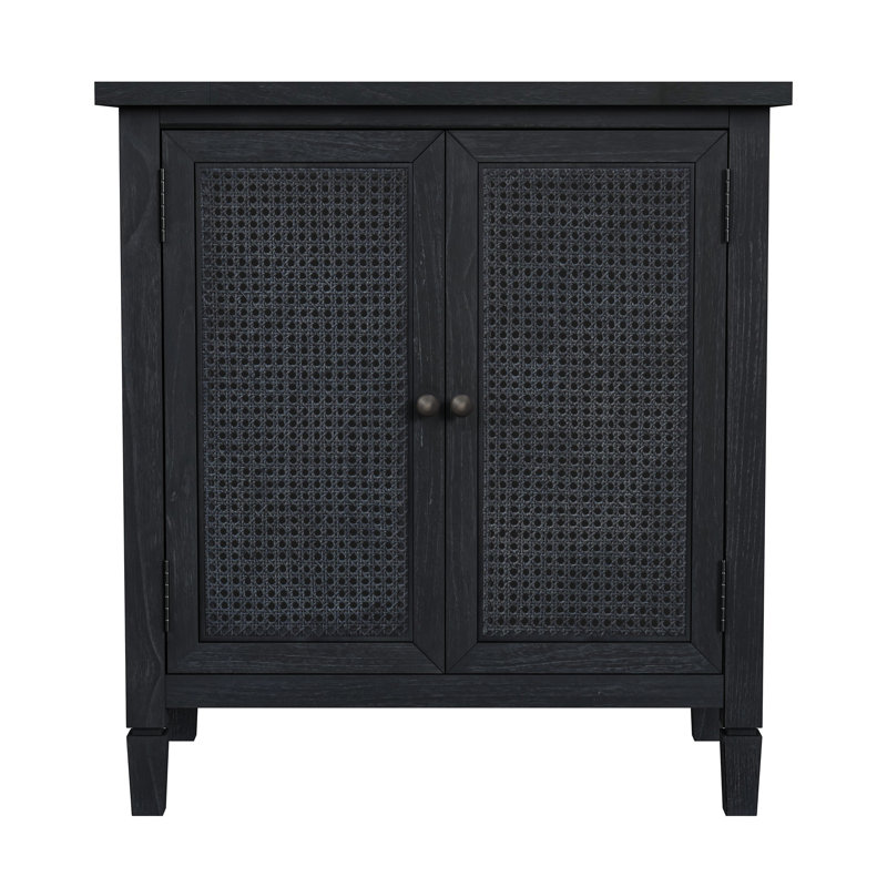 Armoire à cannes 2 portes Charleston, Noir délavé