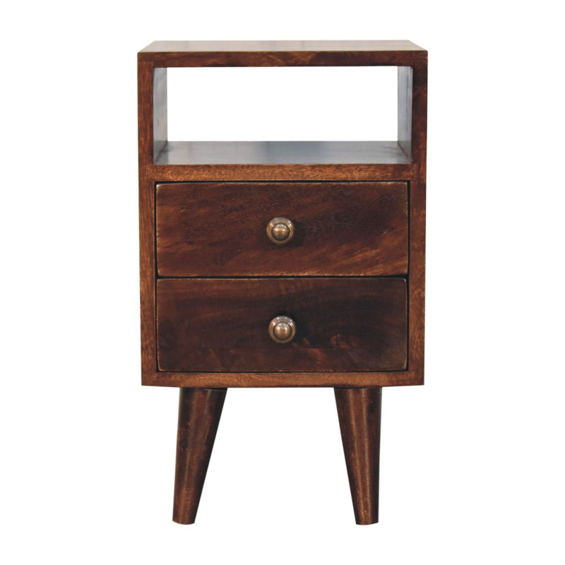 30cm W Solid Wood Bedside Table