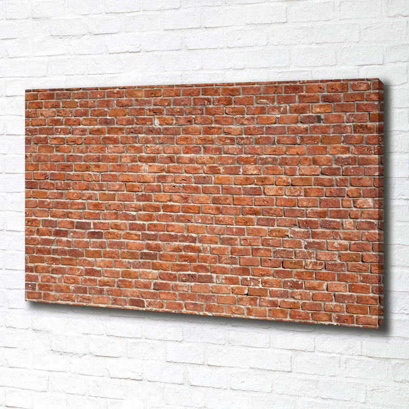 Brick Wall - Wrapped Canvas Print