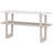 Retro Elegant Console Table with Marble-Effect Top-2097371194