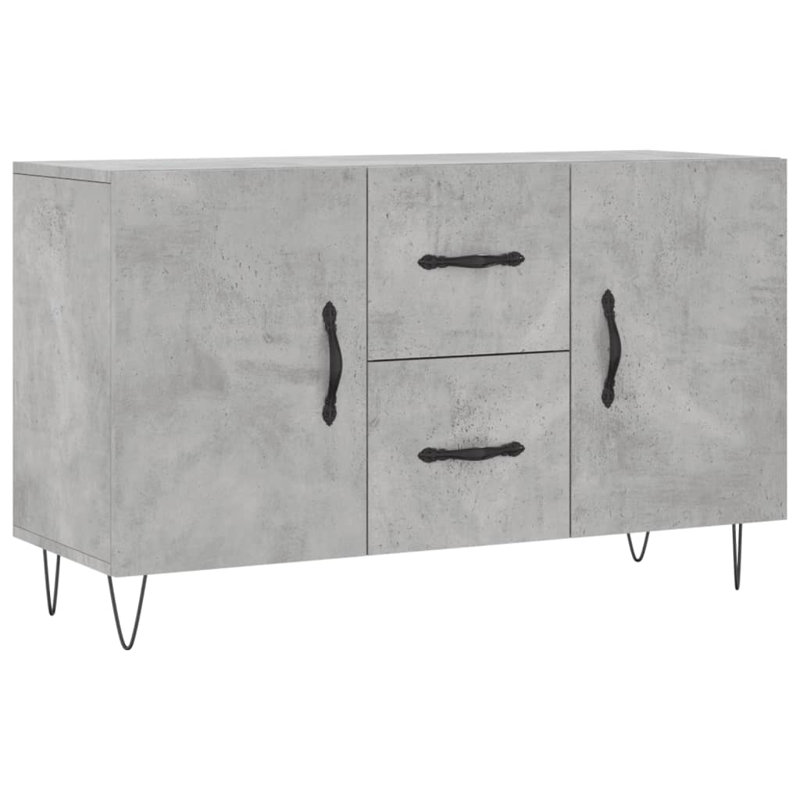 Marbut Sideboard 100x36x60 cm Engineered Wood, Concrete Grey