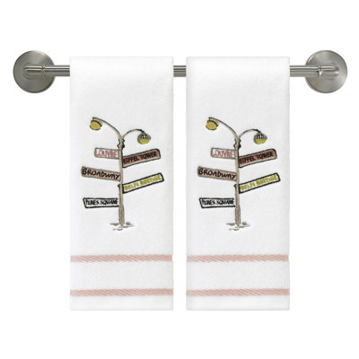 Nicole Miller City Girl 2-Pack Fingertip Towel Set