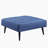 Nafisa Blue Fabric Adjustable Sofa & Ottoman
