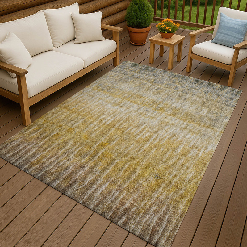 Machine Washable Indoor/Outdoor Chantille ACN2317 Casual Rug, Rectangle 8' x 10'
