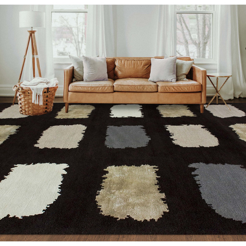 Geometric Area Rug, Rectangle 3' x 5'