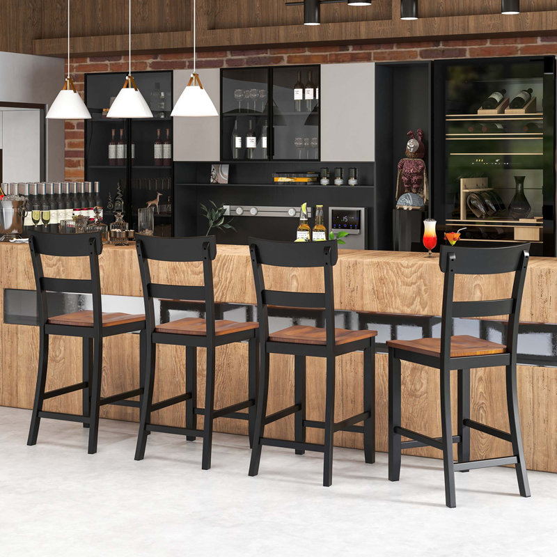 Myrianna Counter Stool, Brown/Black