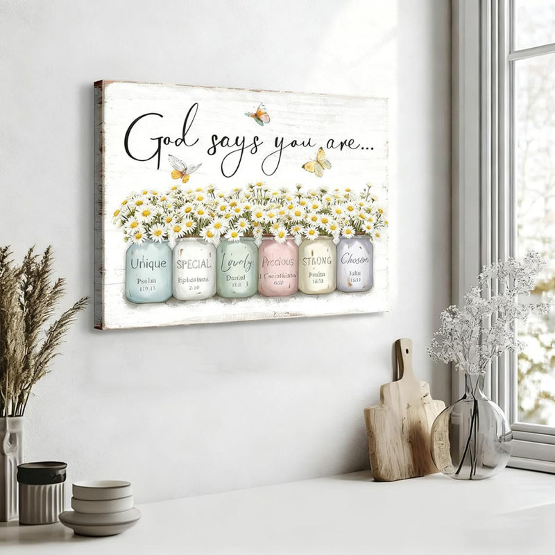 Wrapped Canvas Print, White