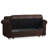 Rio 63 in. Fabric Upholstered 2-Seater 3-in-1 Sleeper Loveseat with Storage-1677836067