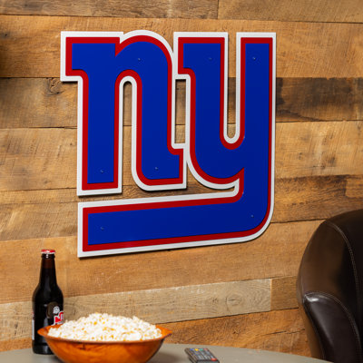 «New York Giants», art mural en métal