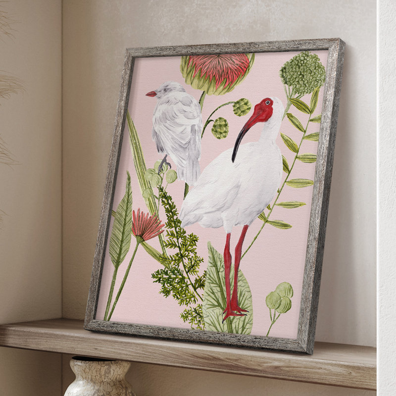Birds in Motion II, reproduction encadrée - bois massif, H 11 po x l 9 po