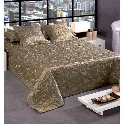 Woodvale Polyester Abstract Bedspread