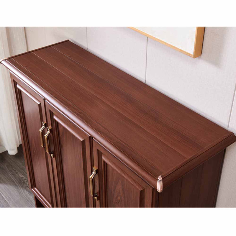 New Chinese style large-capacity shoe cabinet, 39.37" H x 39.37" W x 13.98" D