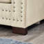 Velours abricot 5 places avec accoudoirs carrés modernes argentés, sièges en mousse à ressorts confortables, housses amovibles, rangement pour siège, structure en eucalyptus contreplaqué 2 + 3 ressorts ensachés à accoudoirs à haute densité-1101713317