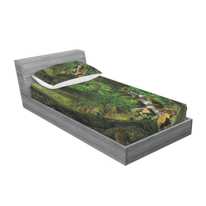 Microfiber Sheet Set, Twin Sheet Set with Pillowcase