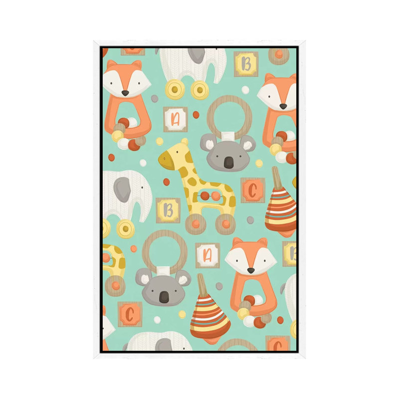 Playtime by Dana Saulnier - Gallery-Wrapped Canvas Giclée on Canvas, White Framed, 66.04 cm H x 45.72 cm W