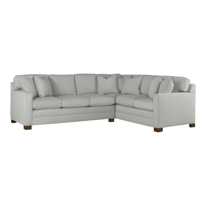 American Bungalow 2-Piece Hillcrest L-Sectional, Tarbee Dove, Navajo