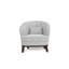 Fauteuil d'appoint en tonneau rembourré-947337298