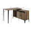 Bureau d'écriture en L avec rangement