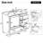 Zoren 36" Wide Modern Wood Bathroom Vanity with Ceramic Sink, Drawers, Sliding Cabinet Door & Open Shelf for Bathroom