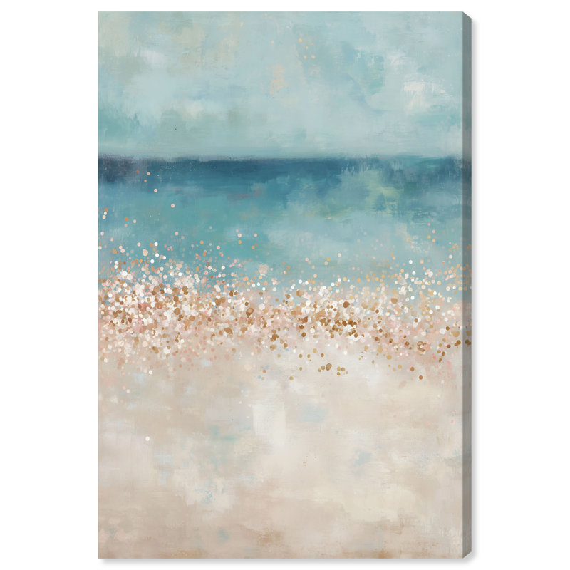 «Sparkling Seascape II», reproduction d'art sur toile par Art Remedy, galerie tendue, 24 x 36, H 36 po x l 24 po