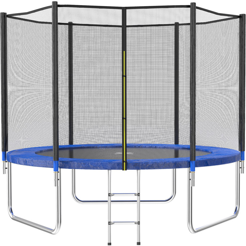 AOTOB Round Backyard Trampoline with Safety Enclosure