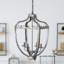Lustre en métal 4 lumières