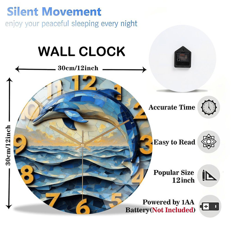 Horloge murale 12 po