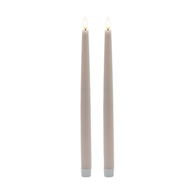 Grande chandelle sans flamme 2 pièces