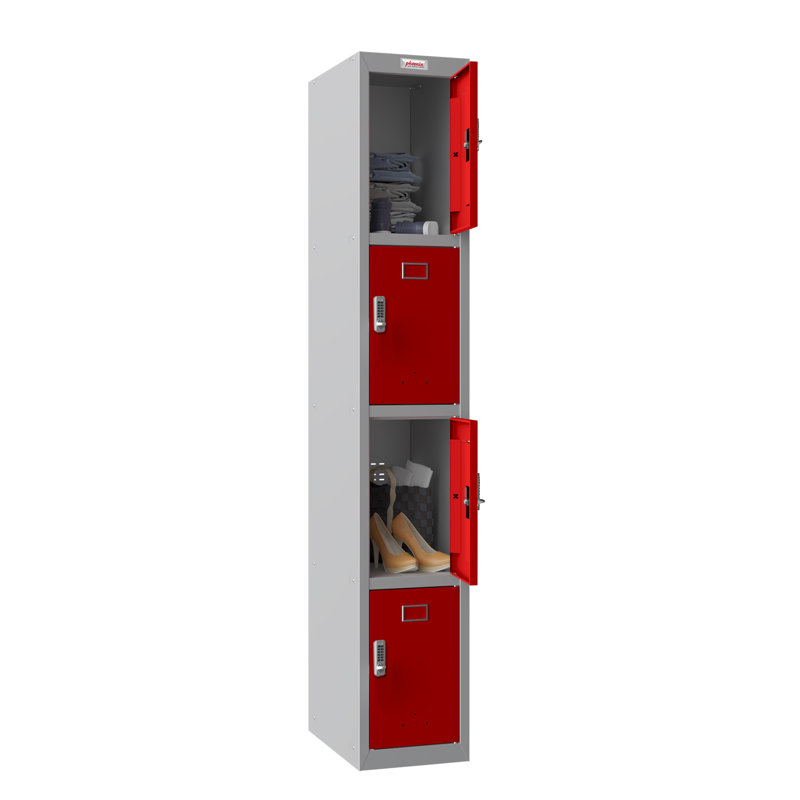 Metal 4 - Tier 30cm with Electronic, Red