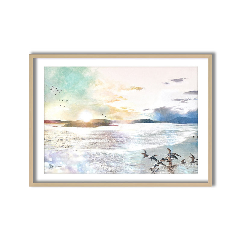 «Nature Inspired Ephemera» par Stefanie Bales - Œuvre d'art encadrée , H 32 po x l 48 po