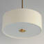 Juna 3 - Light Brass Drum Pendant
