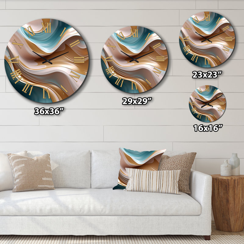 Metal Wall Clock, Medium