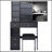 29.2" Small Space Left Drawer Desktop Vanity Table + Cushioned Stool, Extra Large Right Sliding Mirror, Multi Layer High Capacity Storage, Practical Fashionable Dresser, Suitable For Small Space-365151198