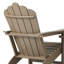 Chaise Adirondack en poly PEHD avec porte-gobelet Lucus-677126559
