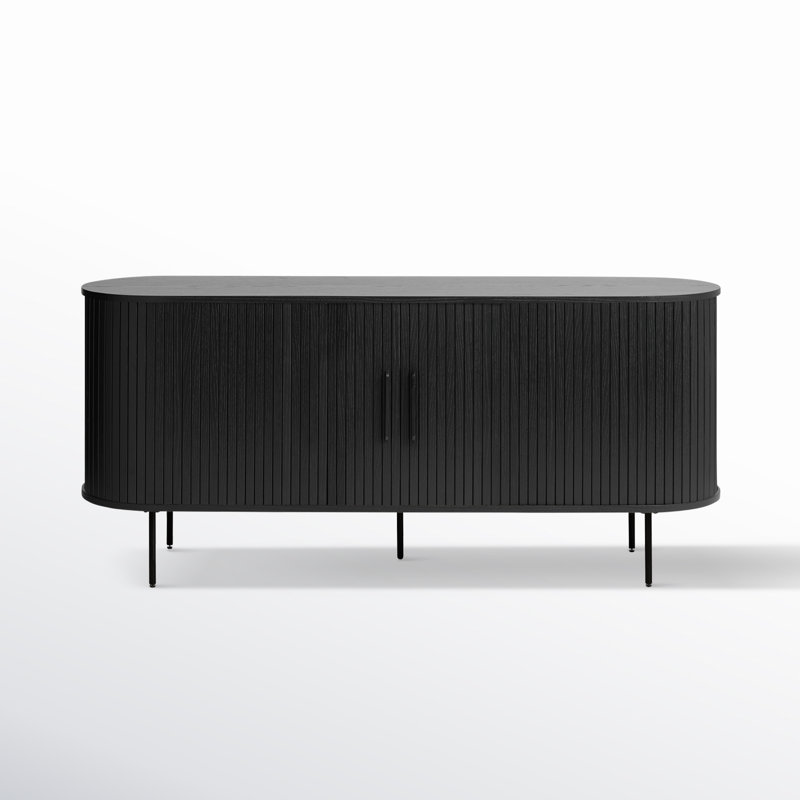 Iris 71'' Sideboard, Black Oak