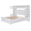 Lit double en bois avec armoire et tablette tout-en-un-505247883