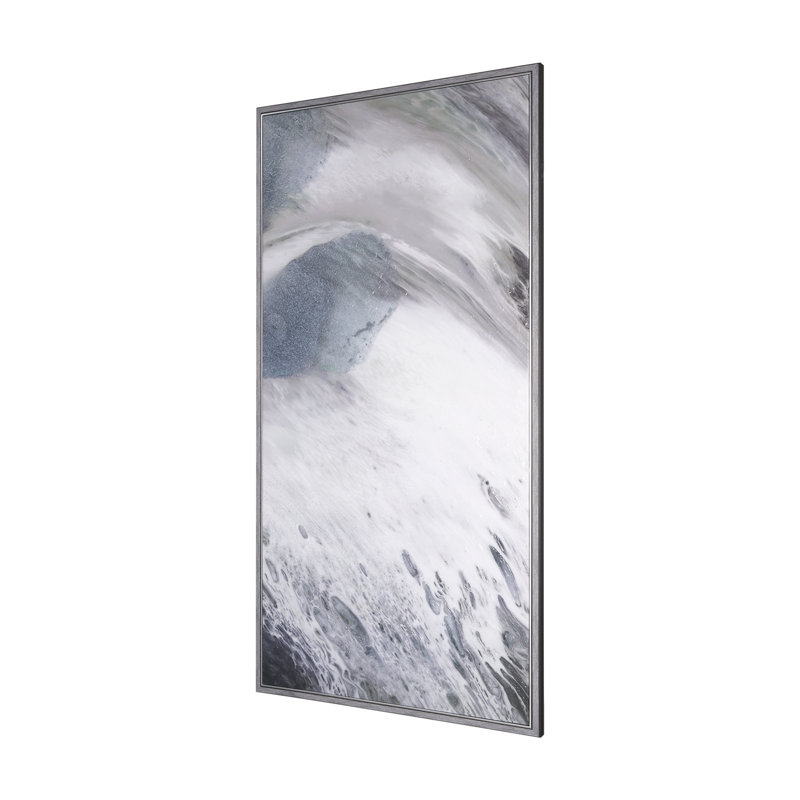 Storm Surge IV a Hand Embelished Textured Canvas